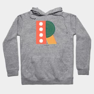 R initial Hoodie